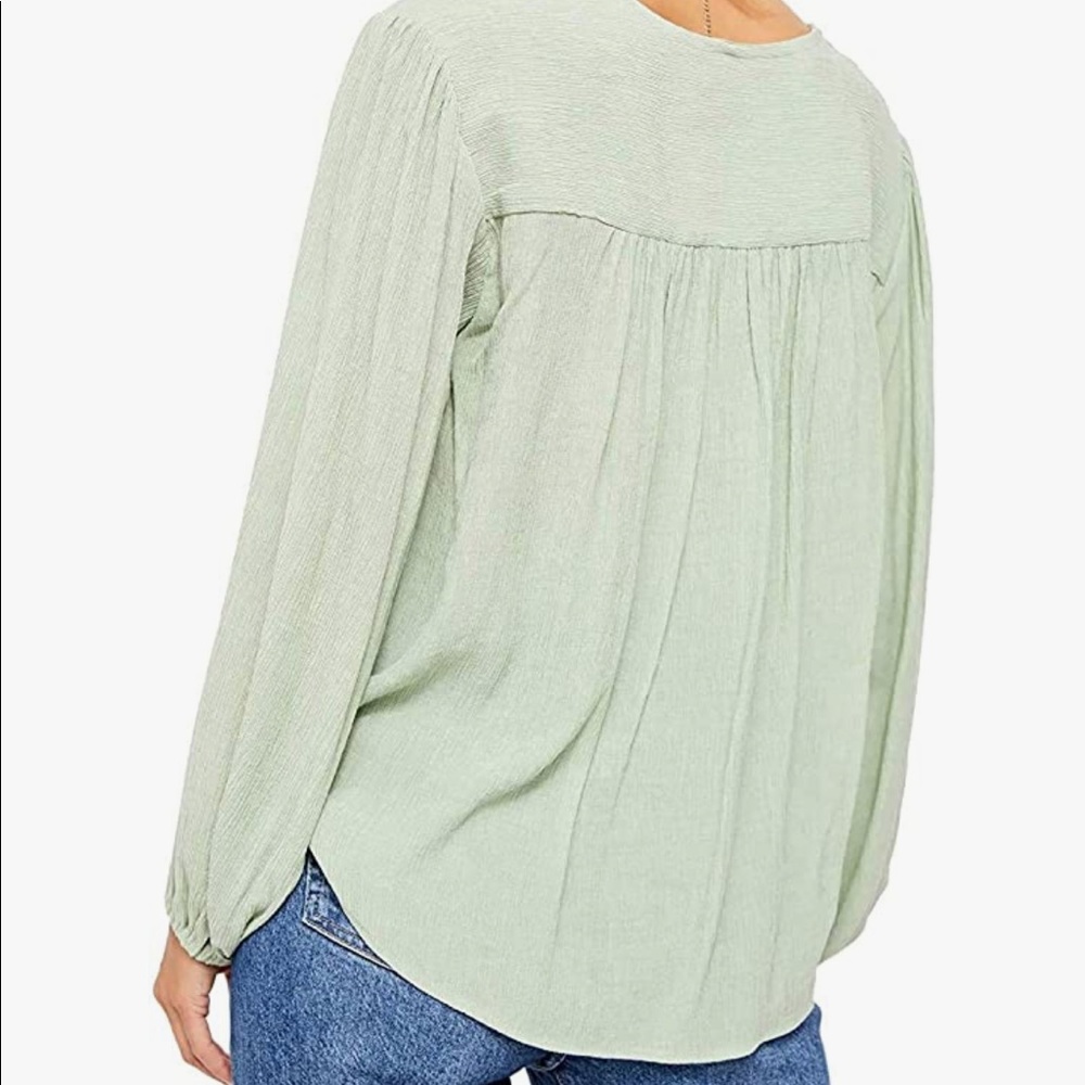 Free People - Check On It Wrap Top - Picture 6 of 7